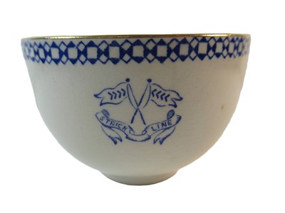 Lot 156 - A STRICK LINE SOUP BOWL AND SIDE PLATE, 20TH CENTURY