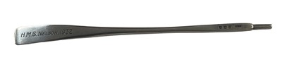 Lot 2 - A SILVER ROWING OAR PRIZE FOR H.M.S. 'NELSON', 1932