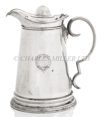 Lot 96 - A RARE 19TH CENTURY SILVER PLATED WATER TANKARD FOR THE IRRAWADDY FLOTILLA CO LD