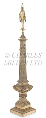Lot 95 - A RARE 19TH CENTURY BRONZE P&O TABLE LAMP