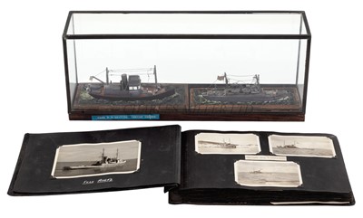 Lot 287 - A WARTIME SERVICE PHOTOGRAPH ALBUM FOR H.M. RESCUE TUG TENACITY