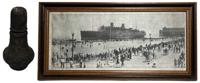 Lot 13 - A SILVER SUGAR SIFTER SALVAGED FROM THE WARD LINE'S S.S. 'MORRO CASTLE', 1934