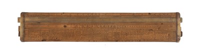 Lot 332 - A RARE BOXWOOD OPEN-FRAME SLIDE RULE BY JAMES NOBLE, CIRCA 1880