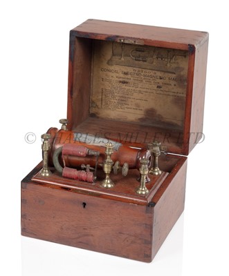 Lot 345 - A RARE EXAMPLE OF GRIGG'S CONIC ELECTRO-MAGNETIC MACHINE, CIRCA 1875