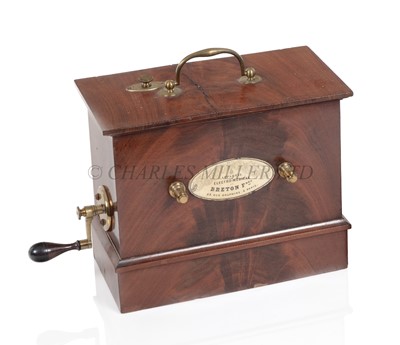 Lot 344 - A RARE ELECTROMAGNETIC MACHINE BY BRETON FRÈRES, PARIS, CIRCA 1885