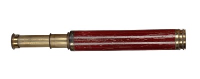 Lot 327 - A 1IN. TWO-DRAW TELESCOPE BY W. & T. GILBERT, LONDON, CIRCA 1820