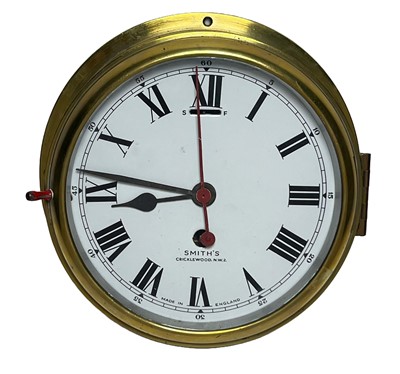 Lot 15 - AN EIGHT-DAY SHIP'S CLOCK BY SMITH'S, CRICKLEWOOD, LONDON, CIRCA 1920