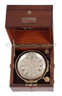 Lot 305 - A TWO-DAY MARINE CHRONOMETER BY JOHN POOLE, FENCHURCH STREET, LONDON, CIRCA 1890
