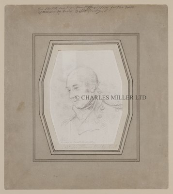 Lot 7 - ARTHUR WILLIAM DEVIS (BRITISH, 1762-1822) Portrait study of Captain Sir Thomas Hardy for ‘The Death of Nelson’