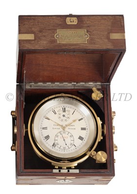 Lot 306 - A TWO-DAY MARINE CHRONOMETER BY ULYSSES NARDIN, SWITZERLAND, CIRCA 1923
