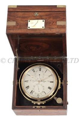 Lot 307 - Ø A SEVEN-DAY MARINE CHRONOMETER BY MCLACHLAN, LONDON, CIRCA 1870