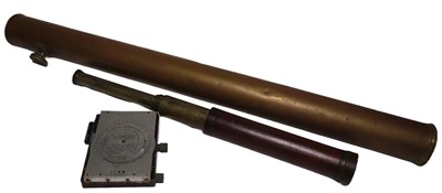 Lot 6 - A 2IN. FOUR DRAW TELESCOPE, CIRCA 1850