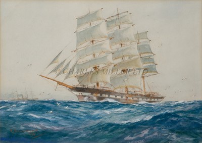 Lot 8 - EARL BEAUCHAMP (BRITISH, C. 1926) The Beaver Line clipper ship 'Lake Superior'