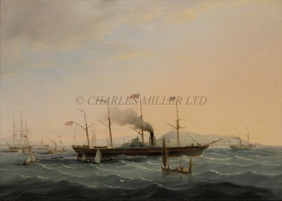 Lot 79 - JOSEPH WALTER OF BRISTOL (BRITISH, 1783-1856) The maiden voyage of Brunel's the 'Great Western' to America, 1838