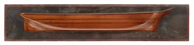Lot 39 - A BUILDER'S HALF MODEL FOR A BARQUE, CIRCA 1860