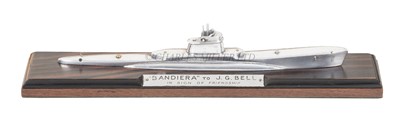 Lot 253 - A PRESENTATION MODEL FOR A BANDIERA-CLASS SUBMARINE, CIRCA 1930