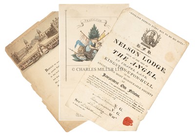 Lot 54 - A GROUP OF COMMEMORATIVE FUNERAL ENGRAVINGS