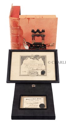 Lot 33 - TICKETS FOR THE PROCESSION AND SERVICE FOR LORD NELSON’S FUNERAL