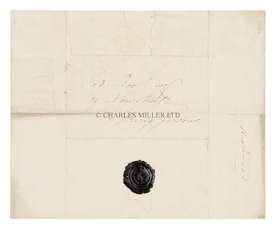 Lot 16 - A LETTER FROM NELSON’S SOLICITOR REGARDING THE NEW EARL NELSON