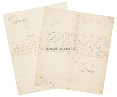 Lot 18 - A LETTER FROM CAPTAIN HARDY, 1806