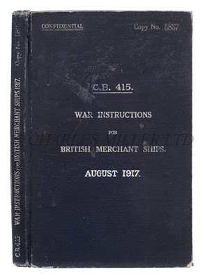 Lot 264 - 'WAR INSTRUCTIONS FOR BRITISH MERCHANT SHIPS', AUGUST 1917