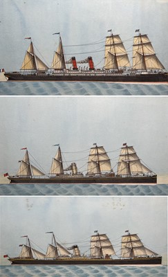 Lot 12 - A COLLECTION OF PIERHEAD WORKS OF LATE 19TH CENTURY LINERS