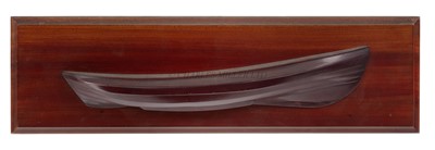 Lot 32 - A HALF-MODEL OF A 19TH CENTURY WHITBY COBLE