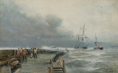 Lot 10 - THOMAS BUSH HARDY (BRITISH, 1842-1897) Safe in port