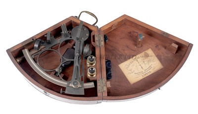 Lot 302 - A 6½IN. RADIUS VERNIER SEXTANT BY IMRAY & SON, LONDON, 20TH CENTURY