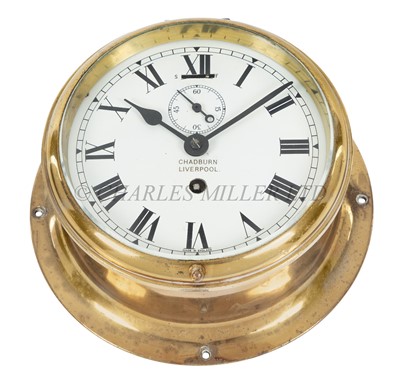 Lot 248 - AN EIGHT-DAY SHIP'S CLOCK FROM H.M. SUBMARINE 'TACTICIAN', 1942