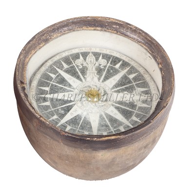 Lot 318 - A DRY CARD COMPASS BY SPENCER, BROWNING & RUST, WAPPING, LONDON, CIRCA 1820