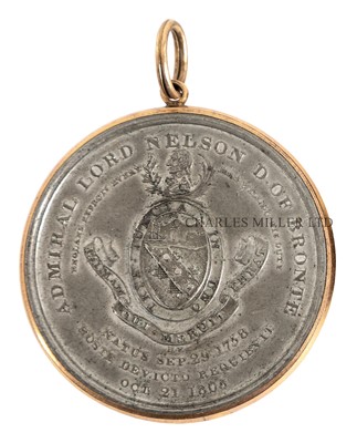 Lot 35 - ALEXANDER DAVISON’S MEDAL FOR TRAFALGAR, 1805