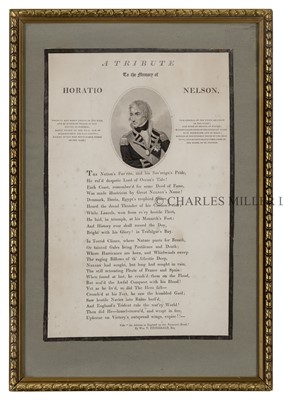 Lot 49 - A TRIBUTE TO THE MEMORY OF HORATIO NELSON, CIRCA 1805