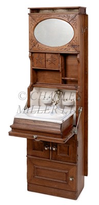 Lot 125 - A NORDDEUTSCHER LLOYD COMPACTUM/WASH STAND, CIRCA 1890