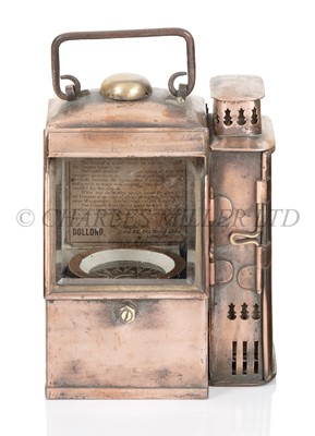 Lot 320 - A 19TH CENTURY LIFEBOAT COMPASS BY DENT