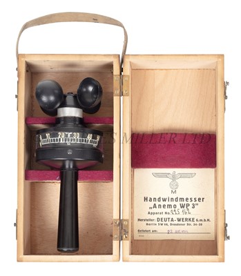 Lot 247 - A KRIEGSMARINE HAND-HELD ANEMOMETER, CIRCA 1944