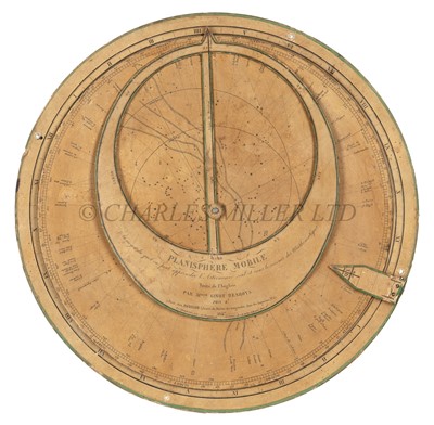 Lot 315 - A RARE PLANISPHÈRE MOBILE BY GINOT DESROYS, PARIS, CIRCA 1847