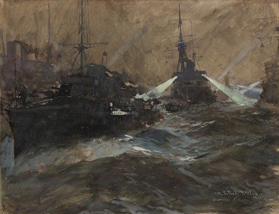 Lot 274 - δ NEVILLE SOTHEBY PITCHER (BRITISH 1889-1959) Manoeuvres at Portland