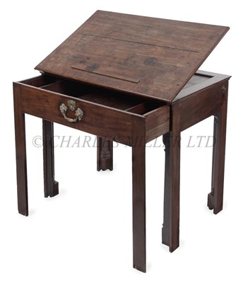 Lot 155 - ADMIRAL EARL ST. VINCENT’S SEAGOING WRITING TABLE, 18TH CENTURY