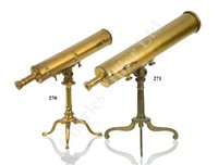 Lot 270 - A 2½IN. REFLECTING TELESCOPE BY AYSCOUGH, LONDON, CIRCA 1760