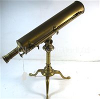 Lot 270 - A 2½IN. REFLECTING TELESCOPE BY AYSCOUGH, LONDON, CIRCA 1760