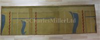 Lot 145 - A STATEROOM CARPET RUNNER FROM R.M.S. QUEEN ELIZABETH (1938)
