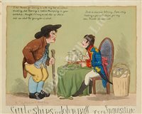 Lot 59 - Two Napoleonic Caricatures<br/>Comprising Little...