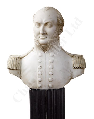 Lot 65 - A MARBLE BUST THOUGHT TO BE OF THE RENOWNED...