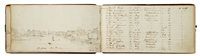 Lot 77 - H.M.S. THUNDERER DAILY SICK BOOK, 1840 <br/>61ff,...