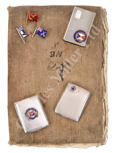 Lot 154 - FLAGS AND PENNANTS<br/>comprising eleven enamelled...