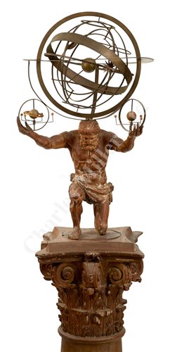 Lot 232 - A FINE PTOLEMAIC ARMILLARY SPHERE, PROBABLY...