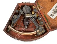 Lot 244 - A 6¼IN. VERNIER SEXTANT BY CRICHTON & SON,...