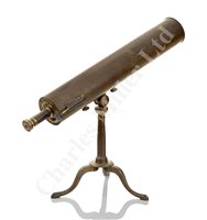 Lot 253 - A 4IN. REFLECTING TELESCOPE BY FRASER, LONDON,...