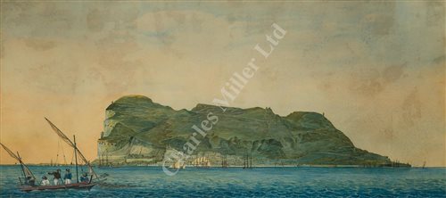 Lot 50 - J.M. VAN BRAAM (DUTCH, 19th CENTURY) - Gibraltar, circa 1820